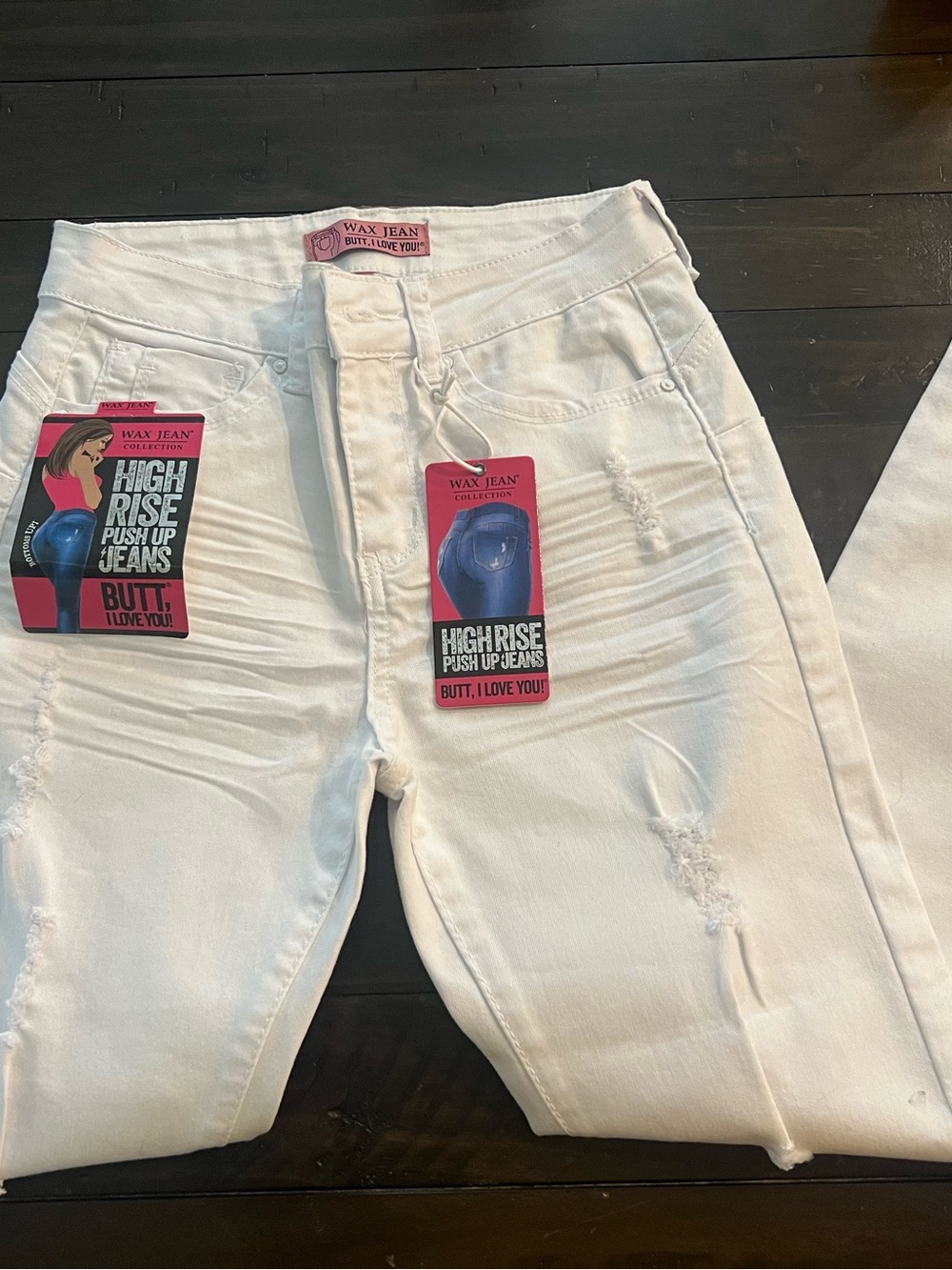 Wax Jean High-Rise White Push-Up Women’s Jeans